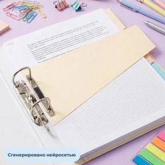 Разделитель листов Разделительные полоски Attache, оранж., 100 шт./уп. - фото 7