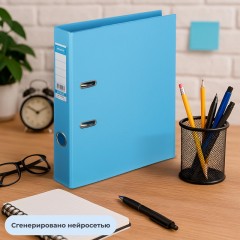 Папка-регистратор Strong Line 50мм,небесн-голуб,ПБП2,карм.кор Папка-регистратор Strong Line 50мм,небесн-голуб,ПБП2,карм.кор - фото 12