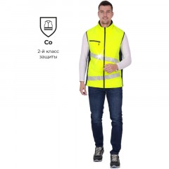 Жилет мужской утепленный ACTIVE (Жил005) жел/син (96-100, 182-188) - фото 3