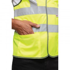 Жилет сигнальный Тип8Т, цв.лимон.(р.4ХL/64-66) - фото 4