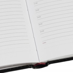 Ежедневник недатированный А5 Sidney NEBRASKA черн,серебр.срез,136л 3-128/16 - фото 20