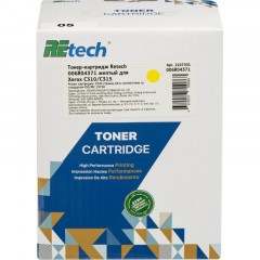 Тонер-картридж Retech 006R04371 жел. для Xerox C310/C315 Тонер-картридж Retech 006R04371 жел. для Xerox C310/C315 - фото 2