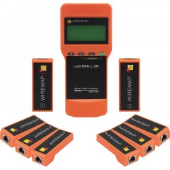 Тестер LANMASTER LAN-PRO-L-8R с измерением длины, 8 ответных частей Тестер LANMASTER LAN-PRO-L-8R с измерением длины, 8 ответных частей - фото 2