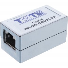Адаптер проходной TWT TWT-CP45STP6 RJ-45, экранированный, категории 6 - фото 2