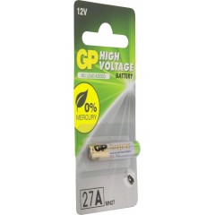 Батарейка GP 27A, 12V, алкалин., бл/1шт, 27AFRA-2C1 - фото 2