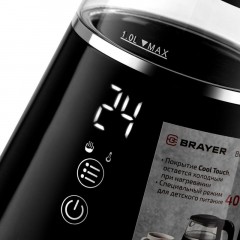 Чайник BRAYER 6105BR 1100Вт,1л,Cool Touch,электрический,cенс.упр,автооткл Чайник BRAYER 6105BR 1100Вт,1л,Cool Touch,электрический,cенс.упр,автооткл - фото 11