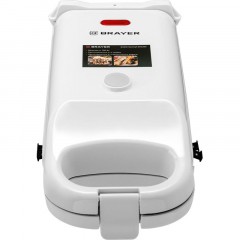 Вафельница BRAYER 2305BR,2в1,700Вт,белг.вафл,чуррос,18x11.6см,антиприг - фото 4