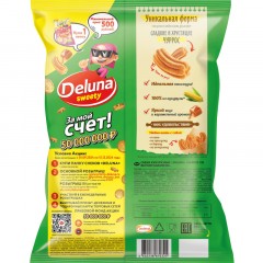 Снеки кукурузные Deluna Чуррос со вкусом карамели 85г - фото 2