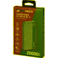 Внешний аккумулятор BigTech (BT-PB-20-BL-3) 20000 mAh черный - фото 7