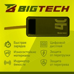 Внешний аккумулятор BigTech (BT-PB-40-BL-10) 40000 mAh черный - фото 3