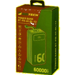 Внешний аккумулятор BigTech (BT-PB-60-BL-12) 60000 mAh черный - фото 7