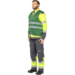 Жилет зеленый с СОП (р.3XL/60-62) Жилет зеленый с СОП (р.3XL/60-62) - фото 2