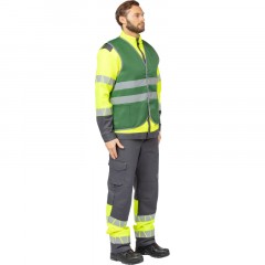 Жилет зеленый с СОП (р.3XL/60-62) Жилет зеленый с СОП (р.3XL/60-62) - фото 3