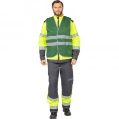 Жилет зеленый с СОП (р.3XL/60-62) Жилет зеленый с СОП (р.3XL/60-62) - фото 5