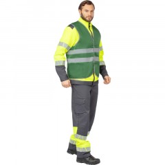 Жилет зеленый с СОП (р.3XL/60-62) Жилет зеленый с СОП (р.3XL/60-62) - фото 7