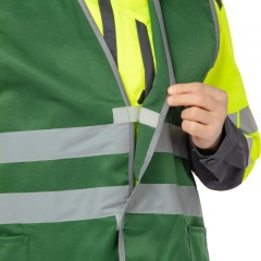 Жилет зеленый с СОП (р.3XL/60-62) Жилет зеленый с СОП (р.3XL/60-62) - фото 9
