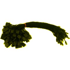 Биркодержатель веревочный 1000шт,  черный - фото 2