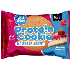 Печенье SOJ Prote!n Cookie Малиновый Чизкейк 37г Печенье SOJ Prote!n Cookie Малиновый Чизкейк 37г - фото 2