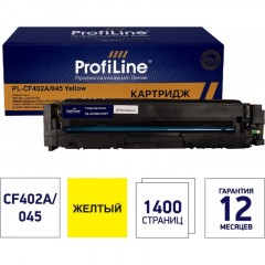 Картридж лазерный ProfiLine 201A CF402A/045  жел. для HP M252/M277