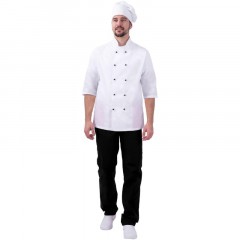 Костюм ШЕФ-ПОВАР муж, цв.бел/чер.(Кос044)(р.44-46) р.170-176 Костюм ШЕФ-ПОВАР муж, цв.бел/чер.(Кос044)(р.44-46) р.170-176 - фото 7
