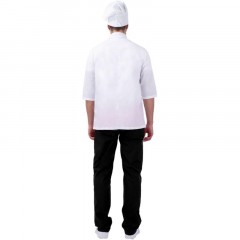 Костюм ШЕФ-ПОВАР муж, цв.бел/чер.(Кос044)(р.60-62) р.170-176 Костюм ШЕФ-ПОВАР муж, цв.бел/чер.(Кос044)(р.60-62) р.170-176 - фото 10