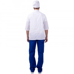 Костюм ШЕФ-ПОВАР муж, цв.бел/вас.(Кос801)(р.48-50) р.170-176 Костюм ШЕФ-ПОВАР муж, цв.бел/вас.(Кос801)(р.48-50) р.170-176 - фото 9