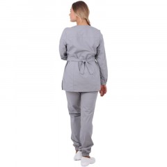 Костюм МАРТА ХАССП жен. цв.серый (Кос864)(р.52-54) р.170-176 Костюм МАРТА ХАССП жен. цв.серый (Кос864)(р.52-54) р.170-176 - фото 3