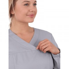 Костюм МАРТА ХАССП жен. цв.серый (Кос864)(р.52-54) р.170-176 Костюм МАРТА ХАССП жен. цв.серый (Кос864)(р.52-54) р.170-176 - фото 5