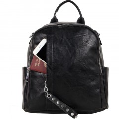 Сумка рюкзак женский 2408NB Black Сумка рюкзак женский 2408NB Black - фото 8