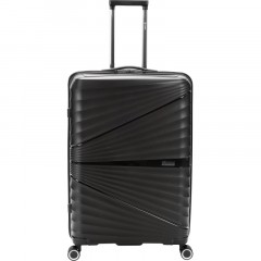 Чемодан TORBER Nevo, черн, полипроп, 49 х 28 х 76 см, 95 л, T2207L-Black - фото 2