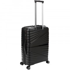 Чемодан TORBER Nevo, черн, полипроп, 45 х 26 х 66 см, 66 л, T2207M-Black - фото 3