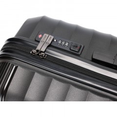 Чемодан TORBER Nevo, черн, полипроп, 45 х 26 х 66 см, 66 л, T2207M-Black - фото 6