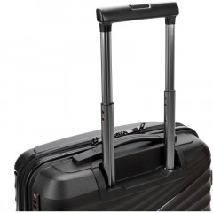 Чемодан TORBER Nevo, черн, полипроп, 40 х 25 х 55 см, 32 л, T2207S-Black - фото 10