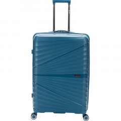 Чемодан TORBER Nevo, синий, полипроп, 49 х 28 х 76 см, 95 л, T2207L-Blue - фото 2