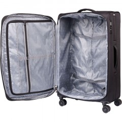 Чемодан TORBER Seyd, черн, нейлон 600D, 48 х 26.5 х 78см, 85л, T2021L-Black - фото 4