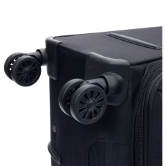 Чемодан TORBER Seyd, черн, нейлон 600D, 48 х 26.5 х 78см, 85л, T2021L-Black - фото 10