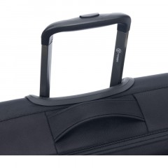 Чемодан TORBER Brosno, черн, нейлон 600D, 36,5 х20 х54см, 32л, T1901S-Black - фото 11
