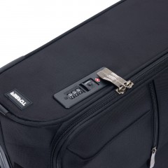 Чемодан TORBER Brosno, черн, нейлон 600D, 43,5 х26х68см, 56л, T1901M-Black Чемодан TORBER Brosno, черн, нейлон 600D, 43,5 х26х68см, 56л, T1901M-Black - фото 7