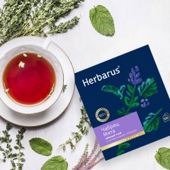 Чай Herbarus черный с добавками, Чабрец Мята, 100 пак Чай Herbarus черный с добавками, Чабрец Мята, 100 пак - фото 4