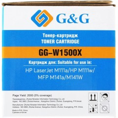 Картридж лазерный G&G W1500X чер.для HP LaserJet M111a/M141a Картридж лазерный G&G W1500X чер.для HP LaserJet M111a/M141a - фото 2