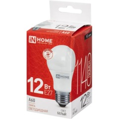 Лампа светодиодная LED-A60-VC 12Вт 230В Е27 4000К IN HOME - фото 4