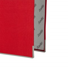 Папка-регистратор ECONOMYPLUS 80мм,красн,ПБП1,карм.ко,мет.уг - фото 3