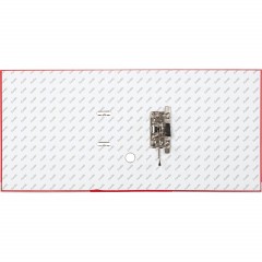 Папка-регистратор ECONOMYPLUS 80мм,красн,ПБП1,карм.ко,мет.уг - фото 6