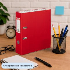 Папка-регистратор ECONOMYPLUS 80мм,красн,ПБП1,карм.ко,мет.уг Папка-регистратор ECONOMYPLUS 80мм,красн,ПБП1,карм.ко,мет.уг - фото 12