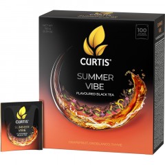 Чай Curtis Summer Vibe черный, аромат, 1,5гx100сашет Чай Curtis Summer Vibe черный, аромат, 1,5гx100сашет - фото 4