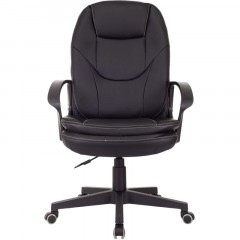 Кресло VB_EChair 668LT PU черный эко.кожа крестов. пластик Кресло VB_EChair 668LT PU черный эко.кожа крестов. пластик - фото 2