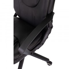 Кресло VB_EChair 668LT PU черный эко.кожа крестов. пластик Кресло VB_EChair 668LT PU черный эко.кожа крестов. пластик - фото 6