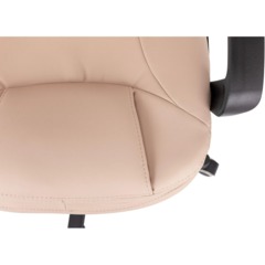 Кресло VB_EChair 668LT PU бежевый эко.кожа крестов. пластик - фото 11