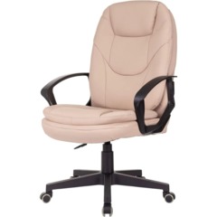 Кресло VB_EChair 668LT PU бежевый эко.кожа крестов. пластик - фото 12