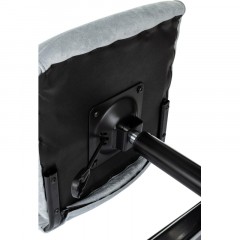 Кресло VB_EChair 303 серо-голубой Light-28 крестов. металл черный Кресло VB_EChair 303 серо-голубой Light-28 крестов. металл черный - фото 9
